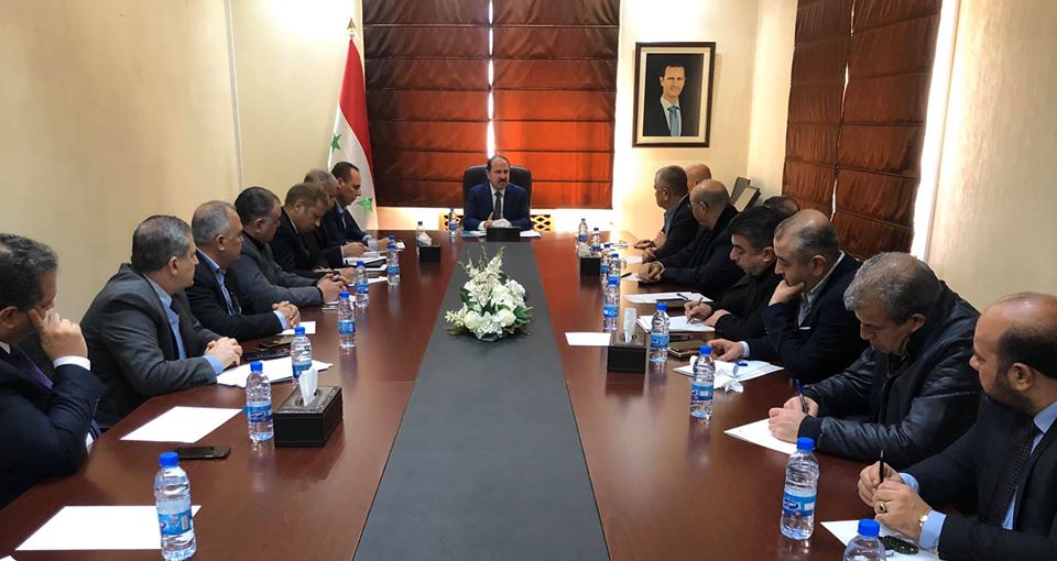 الوزير حمود يلتقي أعضاء اللجنة المركزية للتصدير